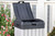 Keter Rockford Resin 38 Gallon Outdoor Kitchen Trash Can with Lid and Drip Tray for Easy Cleaning-Perfect for Patio Dining, Grey