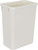 Hardware Resources Plastic Trash Can - Indoor Garbage Bin for Kitchen, Home, Office & Commercial Use - Large Waste Disposal Tub - Compatible with Pull-Outs & Frames - 35-Quarts (Pack of 1) (8.75-Gallon) - White