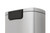 Garvee 13 gal / 50 L Metal Kitchen Trash Can with Lid, Large Rustproof Garbage Can for Kitchen, Step-on Trash Bin with Inner Bucket, Rear Handle, Soft Close Lid, White