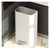 VEELAR Kitchen Bathroom (8 Gallon/30 Liter) Trash Can - Stainless Steel Garbage Cans with Foot Pedal, Recycling Bin with Lid for Office Bathroom Decor (White)