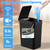 Bathroom Trash Can with Lid, KOEYLE 2 Pack 2.2 Gallon Automatic Touchless Garbage Can, Small Motion Sensor Smart Trash Can, Slim Waterproof Trash Bin for Bedroom, Bathroom, Office, Living Room (Black)