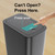 N. NETDOT 3 Pack 10 Liter Small Trash Can with lid, 2.6 Gallon,Garbage Can Slim Trash Bin Waste Basket for Bathroom,Kitchen,Bedroom,Living Room,Office,Laundry - Black