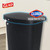Glad 13 Gallon Trash Can | Plastic Kitchen Waste Bin with Odor Protection of Lid | Hands Free with Step On Foot Pedal and Garbage Bag Rings, Black