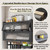 Over The Sink Dish Drying Rack Space-Saving 3 Tier with Cover Dish Rack