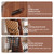 Modern Wooden 2-Tier Dish Drying Rack,Stainless Steel Dish Drainer