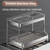 Stainless Steel Dish Drying Rack, Metal Dish Drainer for Kitchen