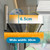 Wall Mounted Dish Drying Rack, 2-Tier Stainless Steel Hanging Dish Drainer