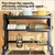 Home Furnishing Over The Sink Dish Drainer Drying Rack 3 Tier Over Sink Dish Rack