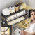 Large 3-Tier Over Sink Dish Drying Rack with Flip-top Door