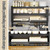 Large 3-Tier Over Sink Dish Drying Rack with Flip-top Door