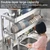Over The Sink Dish Drying Rack, 304 Stainless Steel 2 Tier Racks