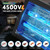 Solar Bug Zapper Outdoor, Mosquito Zapper 4500V Cordless Waterproof