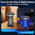 Solar Bug Zapper Outdoor Waterproof, Portable & Rechargeable Bug Zapper