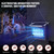 Solar Bug Zapper Outdoor, 4500V Mosquito Zapper Waterproof