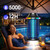Bug Zapper Outdoor Cordless, 2026 Upgraded 4200V Electric Mosquito