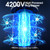 Bug Zapper Outdoor Cordless, 2026 Upgraded 4200V Electric Mosquito