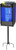 Solar Bug Zapper Outdoor, Solar Mosquito Zapper Outdoor with Ground