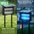 14W Solar & USB-C Bug Zapper Outdoor, 7500mAh Mosquito Zapper