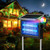 Solar Bug Zapper Outdoor, Jinyeda 2 in 1 Water Wave Projector & Mosquito