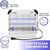 LiBa Electric Bug Zapper (2-Pack) Indoor Insect Killer - (4) Extra Replacement Bulbs