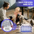 LiBa Electric Bug Zapper (2-Pack) Indoor Insect Killer - (4) Extra Replacement Bulbs