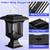Qualirey 2 Pcs Solar Bug Zapper Outdoor with Stake Waterproof Mosquito