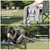 Colegence Oversized Directors Camping Chair Set of 2 Support 600 LBS, Hea