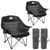 Oversized Camping Chairs Set of 2, Padded Camping Chair Heavy Duty Lawn Chairs