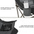 Oversized Camping Chairs Set of 2, Padded Camping Chair Heavy Duty Lawn Chairs
