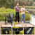 2 Pack Padded Oversized Camping Chairs for Adults,Heavy Duty Support