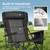 Heavy Duty High Back Camping Chairs with Cup Holder