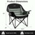 Oversized Camping Chair, Portable Folding Camping Chairs with Side Pocket