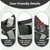 Oversized Camping Chair, Portable Folding Camping Chairs with Side Pocket