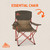 Camping Chair, Folding Camp Seat for Festivals, Beach Days