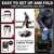 Heavy Duty Camping Director Chair, Folding with Side Table