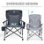 EVER ADVANCED Oversized Folding Camping Chair, for Adults Heavy Duty