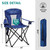 Folding Camping Chair with Cup Holder, Storage Bag, Large Anti-Sink Feet, 400lbs Capacity, 2 Pack