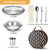 Stainless Steel Camping Mess Kit for Family & Person, Cooking Tableware Utensils
