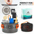 17pcs Camping Cookware Kit, 0.45Gal Pot, 7inches Pan,0.30Gal