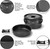 Camping Cooking Set Cookware Mess Kit with Storage Bag Pot Pan Set Camping Accessories