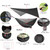 Tarpaulin,Camping Hammock with Mosquito Net Rain Fly Heavy Duty Tree Strap
