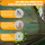 Ultra-Light Travel Camping Hammock Pop-up Net Hammock 660lbs Load