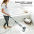 Shark Steam & Scrub Steam Mop, All-in-One Scrubbing and Sanitizing Hard Floor Cleaner, LED Headlights