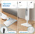 Steam Mop All-in-one Multi-Functional Powerful Steam Cleaner, Handheld Detachable Floor Steamer with 2 Steam Level