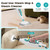 10-in-1 Steam Mop, 1550W Detachable Handheld Steam Cleaner with 350ML Tank for Floor Cleaning, 16FT Power Cable, 2 Washable Pads