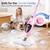 12-in-1 Steam Mop Cleaner, 15-Sec Fast Heat-Up, 1200W Floor Steamer with Double-Sided Pads