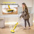 Steambot Steam & Scrub Steam Mop, All-in-One Scrubbing Hard Floor Cleaner, 2 Dirt Grip Soft Scrub Pads Included, XL Water Tank