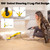 Steambot Steam & Scrub Steam Mop, All-in-One Scrubbing Hard Floor Cleaner, 2 Dirt Grip Soft Scrub Pads Included, XL Water Tank