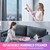 Steam Mop, Detachable Handheld Steam Cleaner with 10-in-1 Multipurpose Accessories, Two-sided Mop, Double Cleaning Area, Multi Surfaces Steamer for Wood Floor, Tile, Window, Clothes, Furniture & Grout