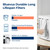 Bluevua RO100ROPOT Countertop Reverse Osmosis Water Filter System, Portable RO Filtration